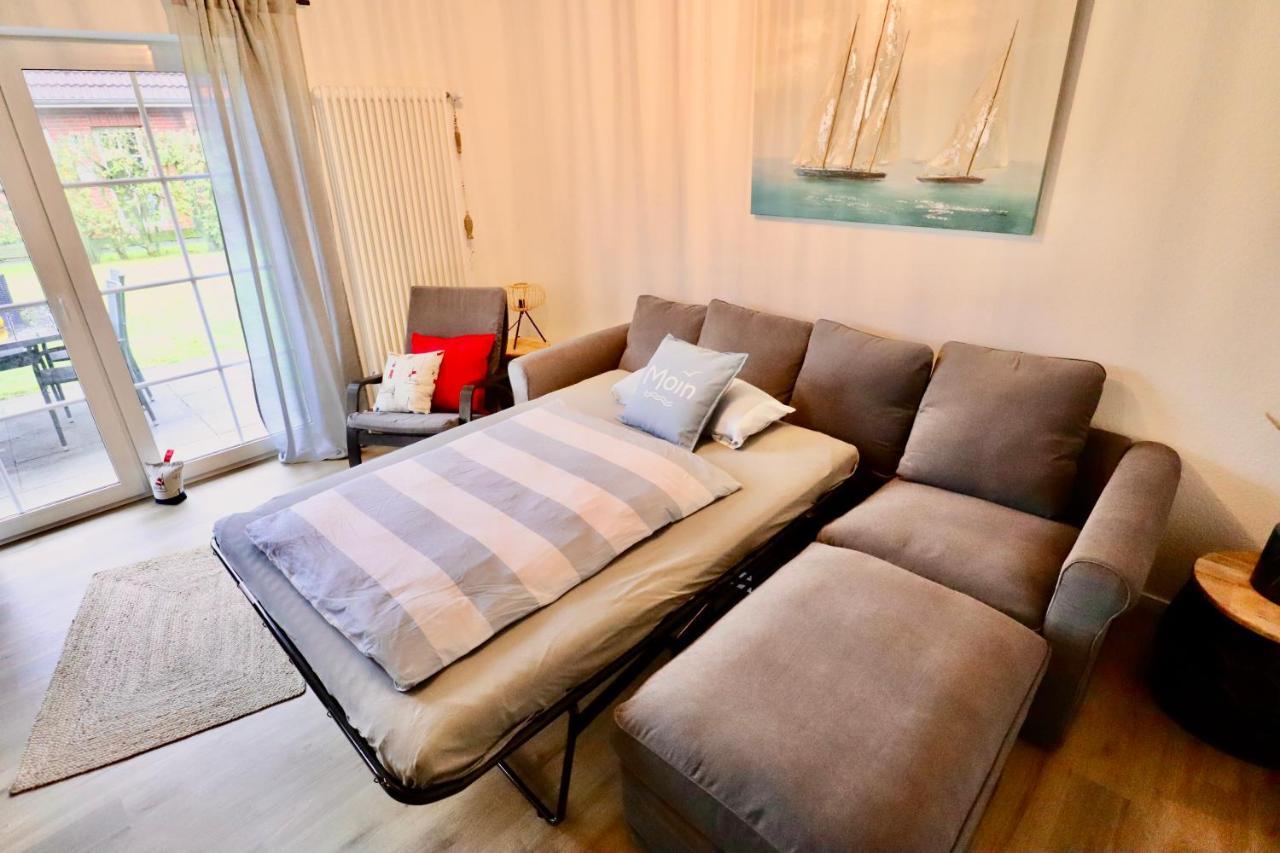 Nessmersiel, Renovierte Erdgeschosswohnung Mit Garten In Deichnaehe, Wallbox, Bettwaesche Inklusive Luaran gambar