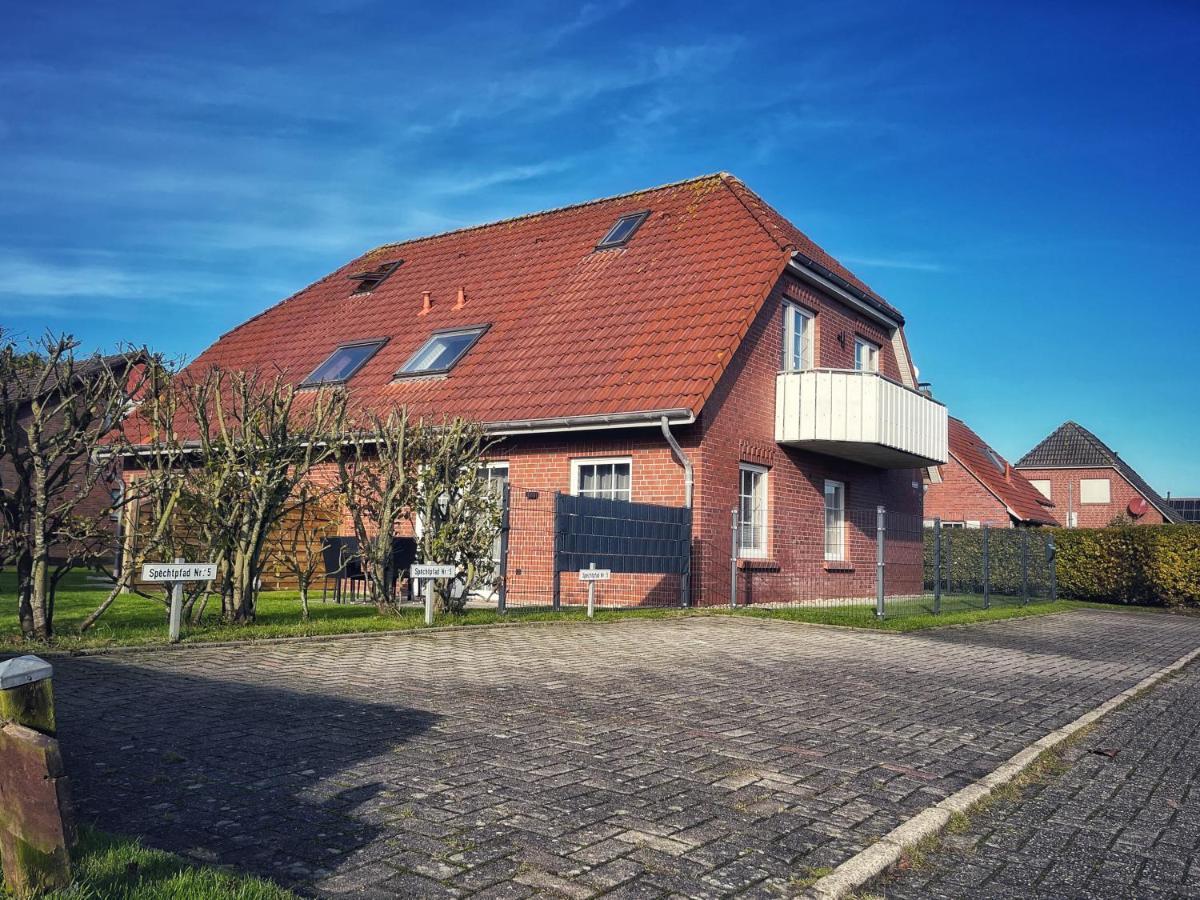 Fewo Friesenbude Nessmersiel, Garten, Wallbox, Bettwaesche Inclusive, Luaran gambar